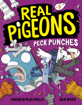 Hardcover Real Pigeons Peck Punches (Book 5) Book
