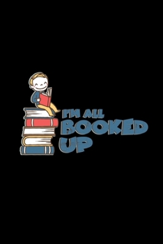 Paperback I'm all booked up: 6x9 READING - blank with numbers paper - notebook - notes Book