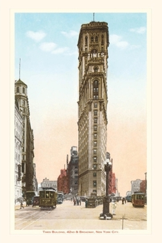 Paperback Vintage Journal Times Building, New York City Book
