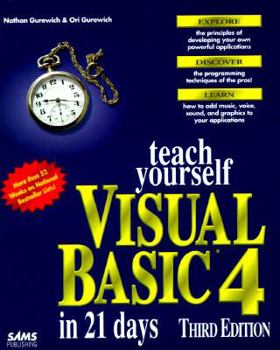 Paperback Teach Yourself Visual Basic 4 in 21 Days Book