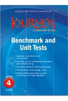 Paperback Benchmark Tests and Unit Tests Consumable Grade 4 Book