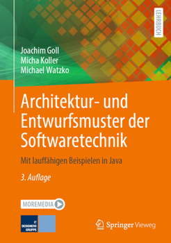 Hardcover Architektur- Und Entwurfsmuster Der Softwaretechnik: Mit Lauffähigen Beispielen in Java [German] Book