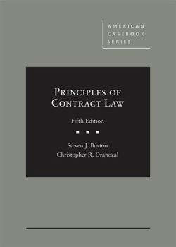 Hardcover Principles of Contract Law (American Casebook Series) Book