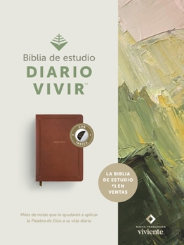 Biblia de Estudio del Diario Vivir Ntv (Sentipiel, Café Rústico, Índice, Letra Roja)