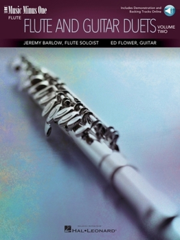 Paperback Duets for Flute & Guitar - Vol. 2: Music Minus One Flute Book/Online Audio Book