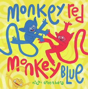 Hardcover Monkey Red, Monkey Blue Book
