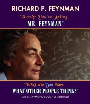 Audio CD Surely, You're Joking MR Feynman and What Do You Care What Other People Think? Book