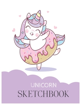 Unicorn SketchBook: Magical Unicorn Dream Magical Unicorn Kawaii Blank Large SketchBook for Kids and Girls to Draw White Paper Activity Book 8.5 x 11 Inches 110 Pages