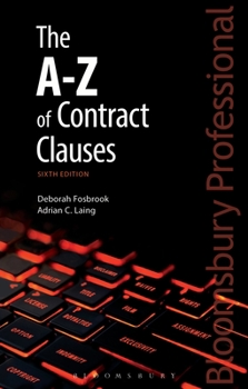 Hardcover The A-Z of Contract Clauses Book