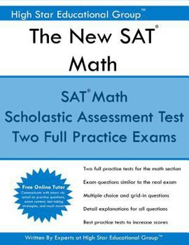 Paperback The New SAT Math: Scholastic Assessment Test Mathematics + Free Online Tutor Book