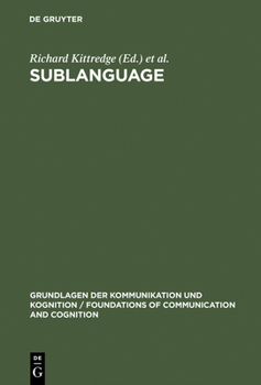 Hardcover Sublanguage Book