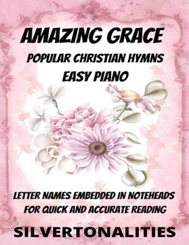 Paperback Amazing Grace Piano Hymns Collection for Easy Piano Book