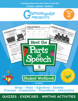 Paperback The Parts of Speech Workbook, Grade 2 Book
