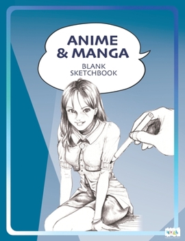 Paperback Anime & Manga Blank Sketchbook: Draw Your Own Anime Manga Comics Book