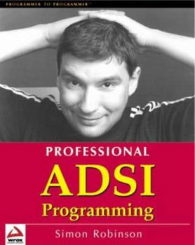 Paperback Professional ADSI Programming Book