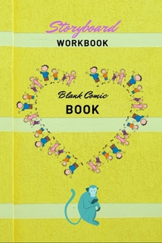 Paperback Storyboard Workbook Blank Comic Book: Awesome 8.5 x 11-inch Workbook with 120 Pages for Writing and Drawing your Comics Book