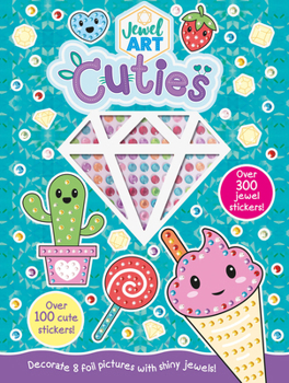 Spiral-bound Jewel Art Cuties Book