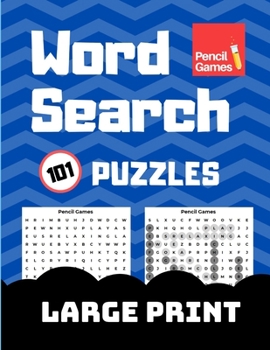 Paperback Word Search: 101 Large Print Puzzles, For Adults [Large Print] Book