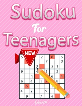 Paperback Sudoku For Teenagers: Fun Puzzle Book for Teenagers -sudoku puzzle book for kids and beginners [Large Print] Book