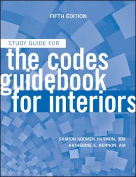 Paperback The Codes Guidebook for Interiors, Study Guide Book