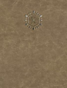 Paperback Monogram "X" Sketchbook Book