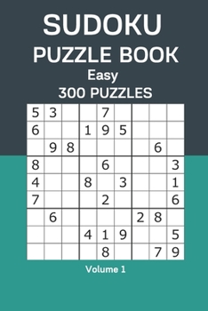 Paperback Sudoku Puzzle Book Easy: 300 Puzzles Volume 1 Book