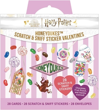 Hardcover Harry Potter: Honeydukes Scratch & Sniff Sticker Valentines: School Valentines Book