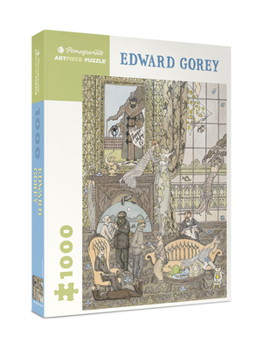 Toy Edward Gorey: Frawgge Mfrg. Co. 1,000-Piece Jigsaw Puzzle Book