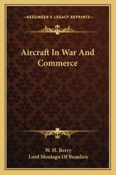 Paperback Aircraft In War And Commerce Book
