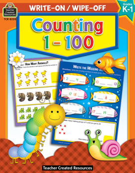 Paperback Write-On/Wipe-Off: Counting 1-100 Book