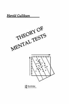 Paperback Theory of Mental Tests Book