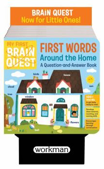 Board book My First Brain Quest First Words: Around the Home 8-Copy Counter Display: A Question-and-Answer Book