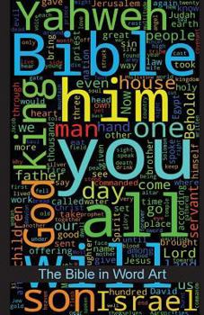 Paperback The Bible In Word Art Book