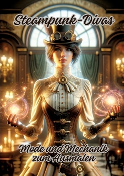 Steampunk-Divas: Mode und Mechanik zum Ausmalen (German Edition)