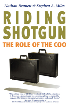 Hardcover Riding Shotgun: The Role of the Coo Book