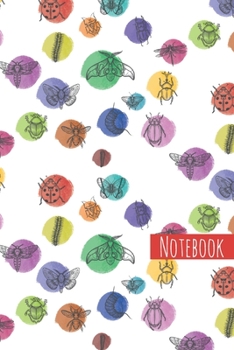 Paperback insects illustration: notebook Book