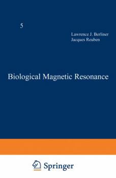 Paperback Biological Magnetic Resonance: Volume 5 Book