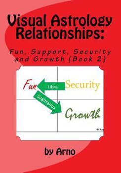 Paperback Visual Astrology Relationships: Fun, Support, Security and Growth (Book 2) Book