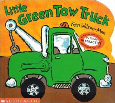 Hardcover Little Green Tow Truck (Mini Max Version) Book