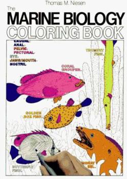 Paperback Marine Biology-Coloring Book