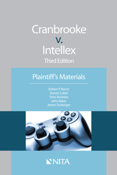 Paperback Cranbrooke v. Intellex: Plaintiff's Materials Book