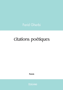 Paperback Citations poétiques [French] Book