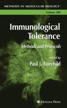 Paperback Immunological Tolerance: Methods and Protocols Book