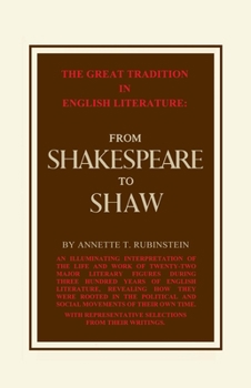Paperback Great Tradition in English Lit Vol 2 Book