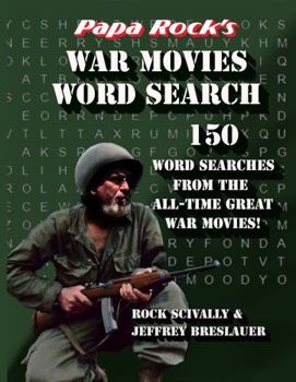 Paperback Papa Rock's War Movies Word Search Book