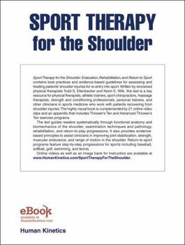 Hardcover Sport Therapy for the Shoulder: Evaluation, Rehabilitation, and Return to Sport Book
