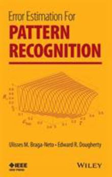 Hardcover Error Estimation for Pattern Recognition Book