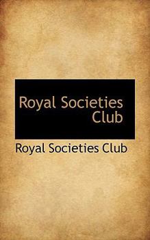 Paperback Royal Societies Club Book