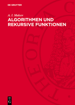Hardcover Algorithmen und rekursive Funktionen [German] Book