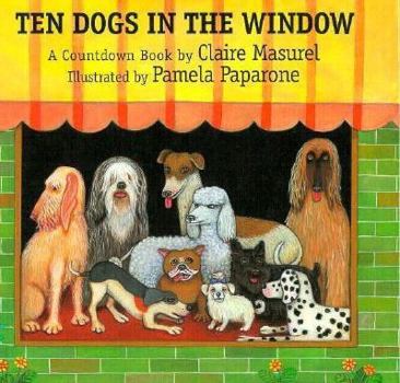Paperback Ten Dogs the Window, Little Book Grade 1: Harcourt School Publishers Trophies Book
